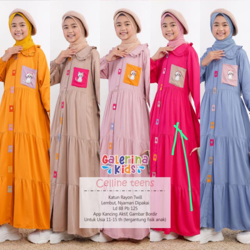 celline teens dress by galerina