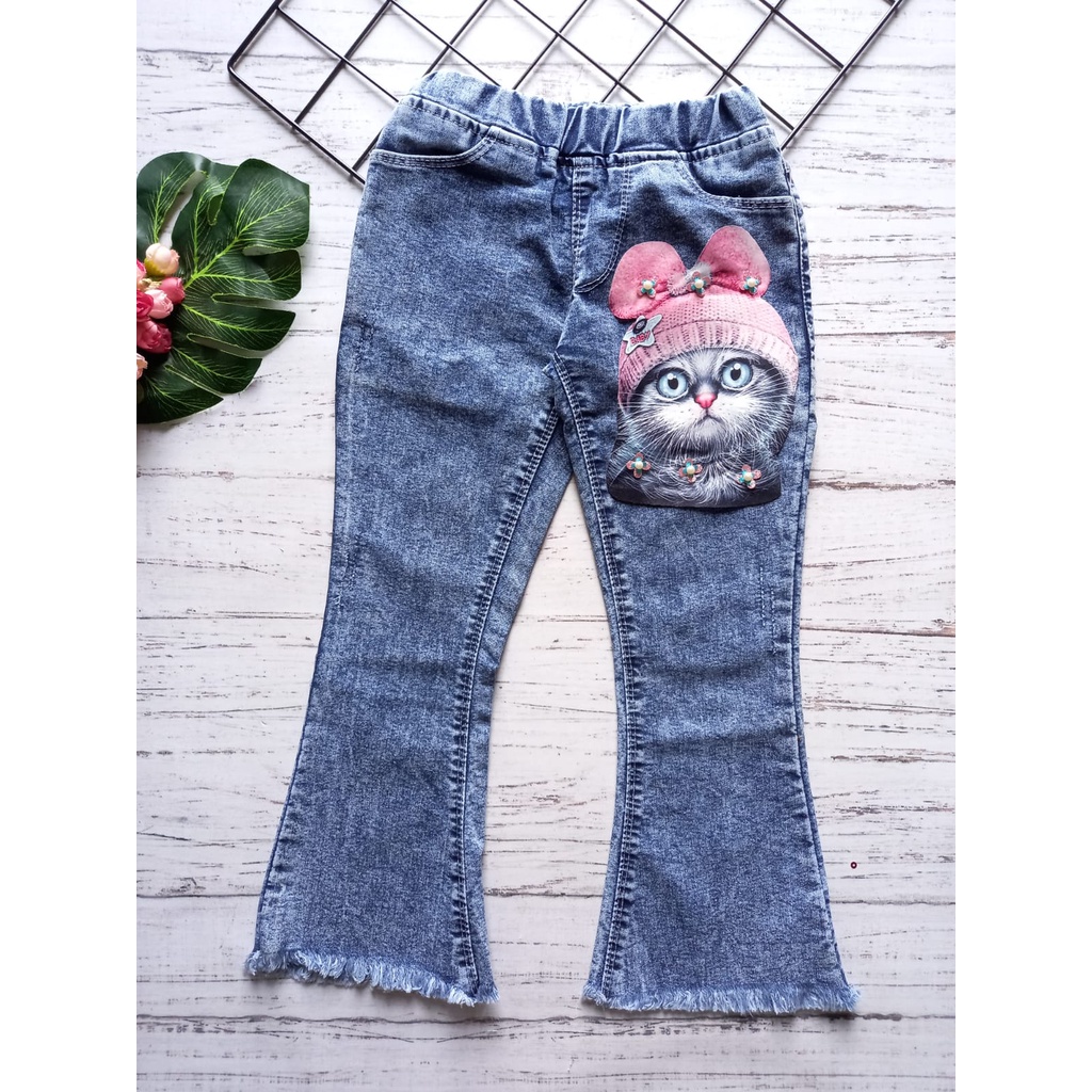 CELANA JEANS LED (NYALA)/CELANA CUTBRAY LED/CELANA JEANS ANAK