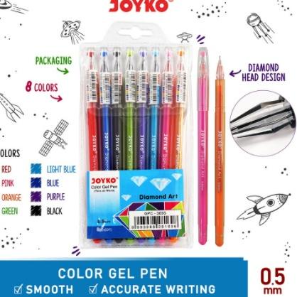 

Sedang Promo JOYKO PULPEN GEL PEN BALL PEN PENA KLIK WARNA WARNI LUCU PASTEL GPC-309S UNIK MURAH CETEK BOLPEN 0.5 MM GELPEN