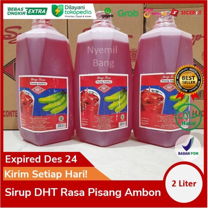 

SYRUP DHT PISANG AMBON 2 LITER ASLI MAKASSAR - SIRUP MERAH