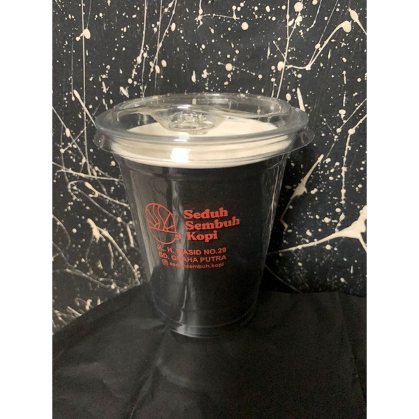SABLON GELAS PLASTIK JENIS PET 12OZ (MERK STARINDO)