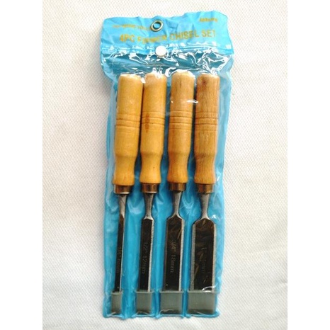 

Alat Pahat Besar Ukir Kayu isi 4 - Firmer Chisel Set