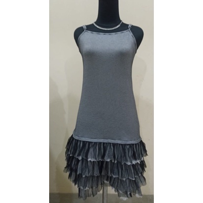 Dress kaos mic renda (preloved)