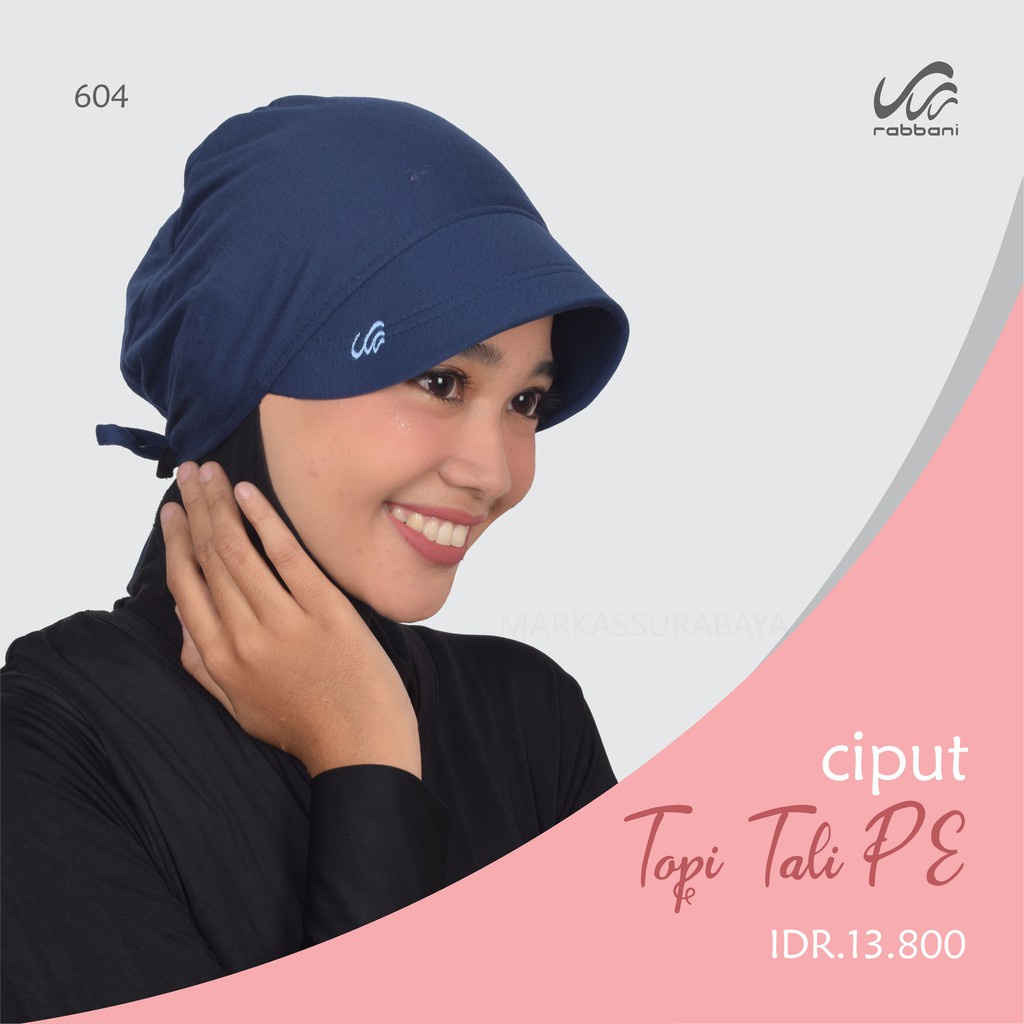 Ciput Rabbani Ori Polos, Daleman Hijab Rabani Original Bahan Kaos Katun Pet Tali, Dalaman Jilbab Ker