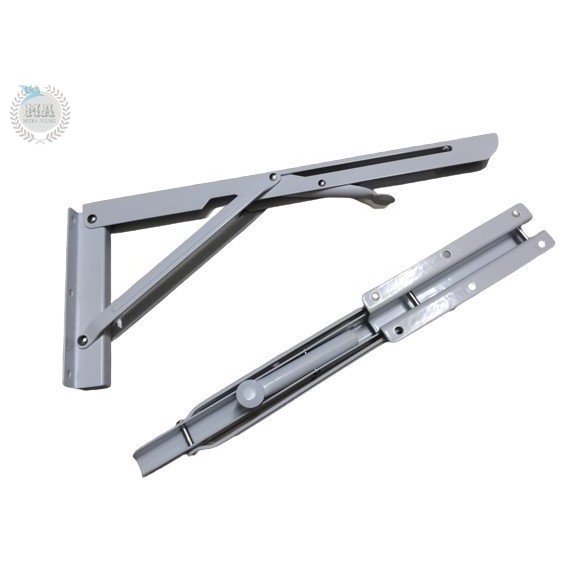 Siku Rak Lipat Folding Bracket Engsel Meja TV 8 10 12 14 16 18 20 inch OLS Bracket Engsel Siku Folding Stainless Steel Besi