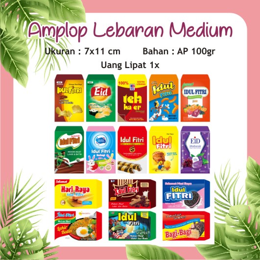 

Amplop Lebaran Snack / Jajanan kekinian
