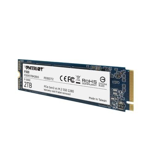 SSD Patriot P300 M.2 2280 NVME 2TB PCIe Gen3x4