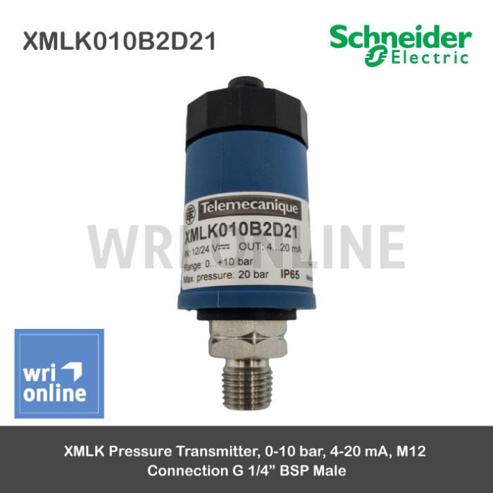 XMLK010B2D21 Pressure Transmitter 0-10 bar 4-20mA Schneider