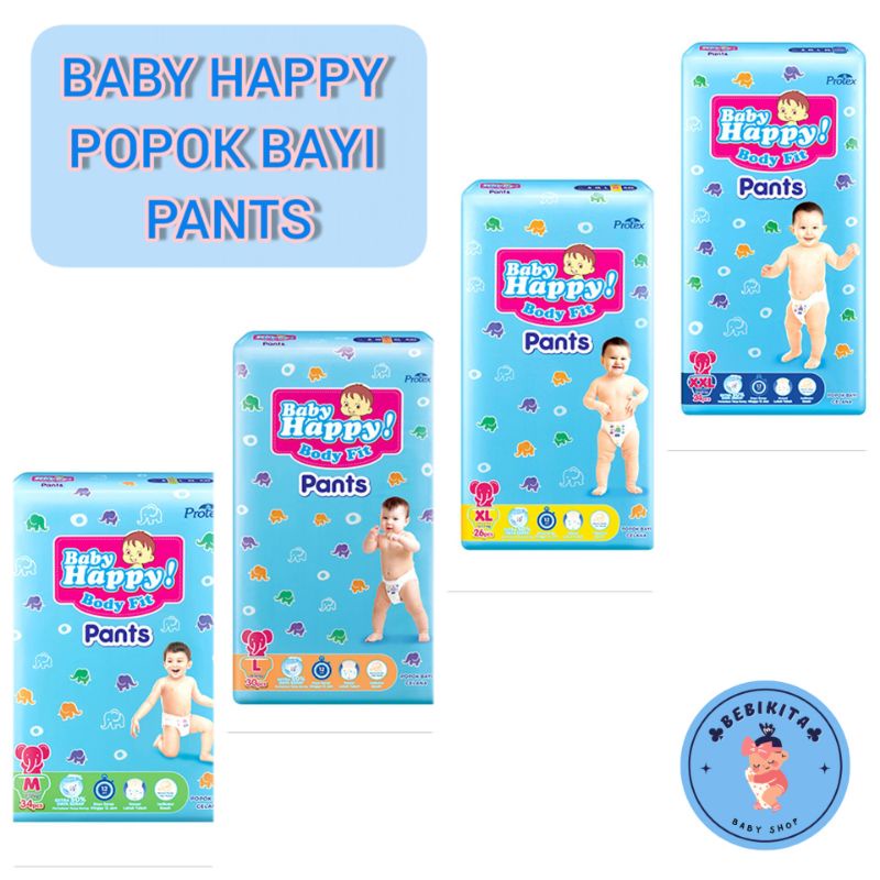 ☘️Bebikita☘️ POPOK BAYI / PEMPERS BAYI / PEMPERS MURAH/ PEMPERS CELANA / BABY HAPPY PANTS POPOK CELA
