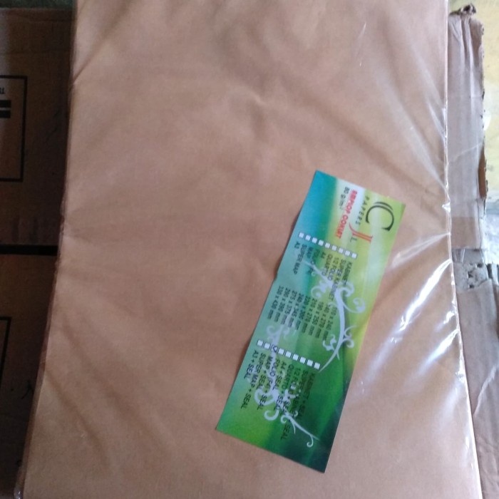 

Alp Amplop Coklat Ukuran Map + Seal