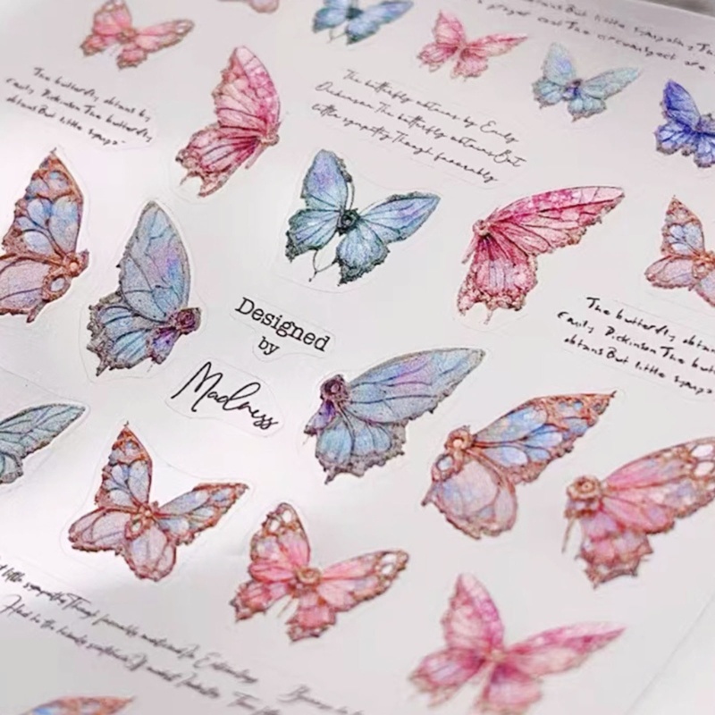 Siy 5D Timbul Stiker Kuku Perekat Diri Perlengkapan Nail Art 5D Nail Decoratrions