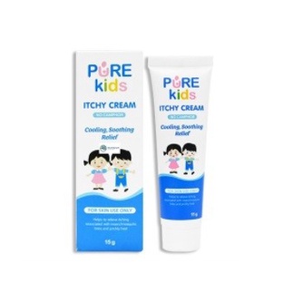 Pure Kids Itchy Cream 15gr Krim Gatal Byai Kulit Anak Krim Biang Keringat Kemerahan Pada Kulit Purek