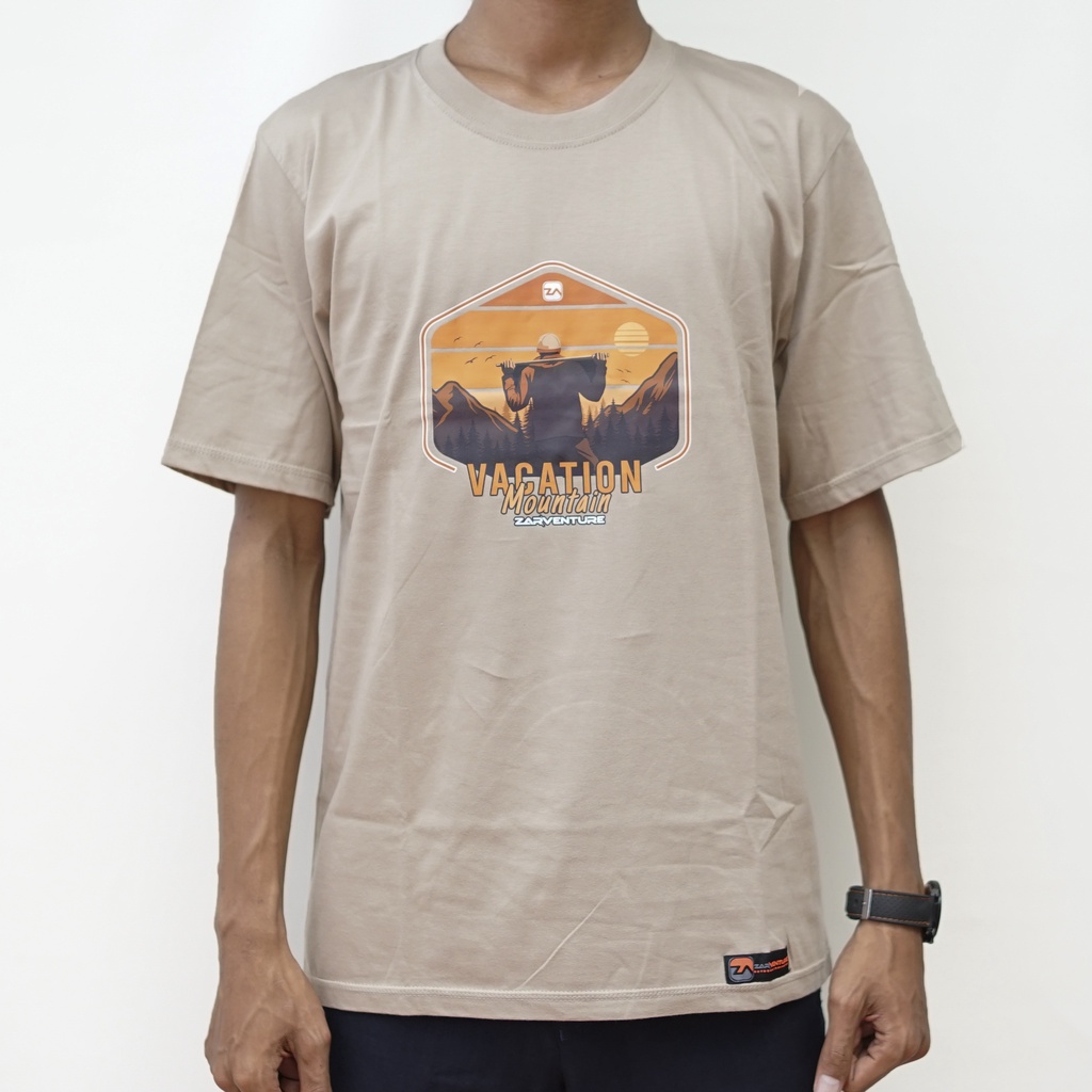 kaos tshirt tema adventure hiking zarventure 1011