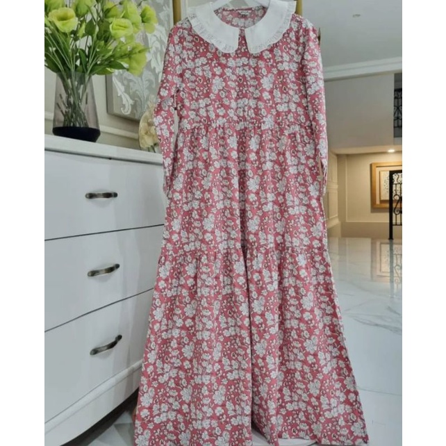 ♡kareemabutik♡ gamis katun Jepang ori by Edness Kayla