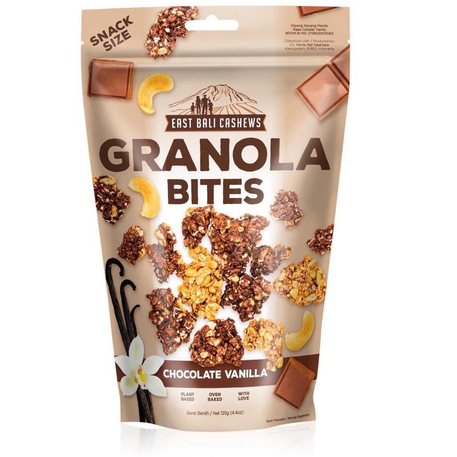 

idWw3W7 East Bali Cashews Granola Bites Chocolate Vanilla 125 gram