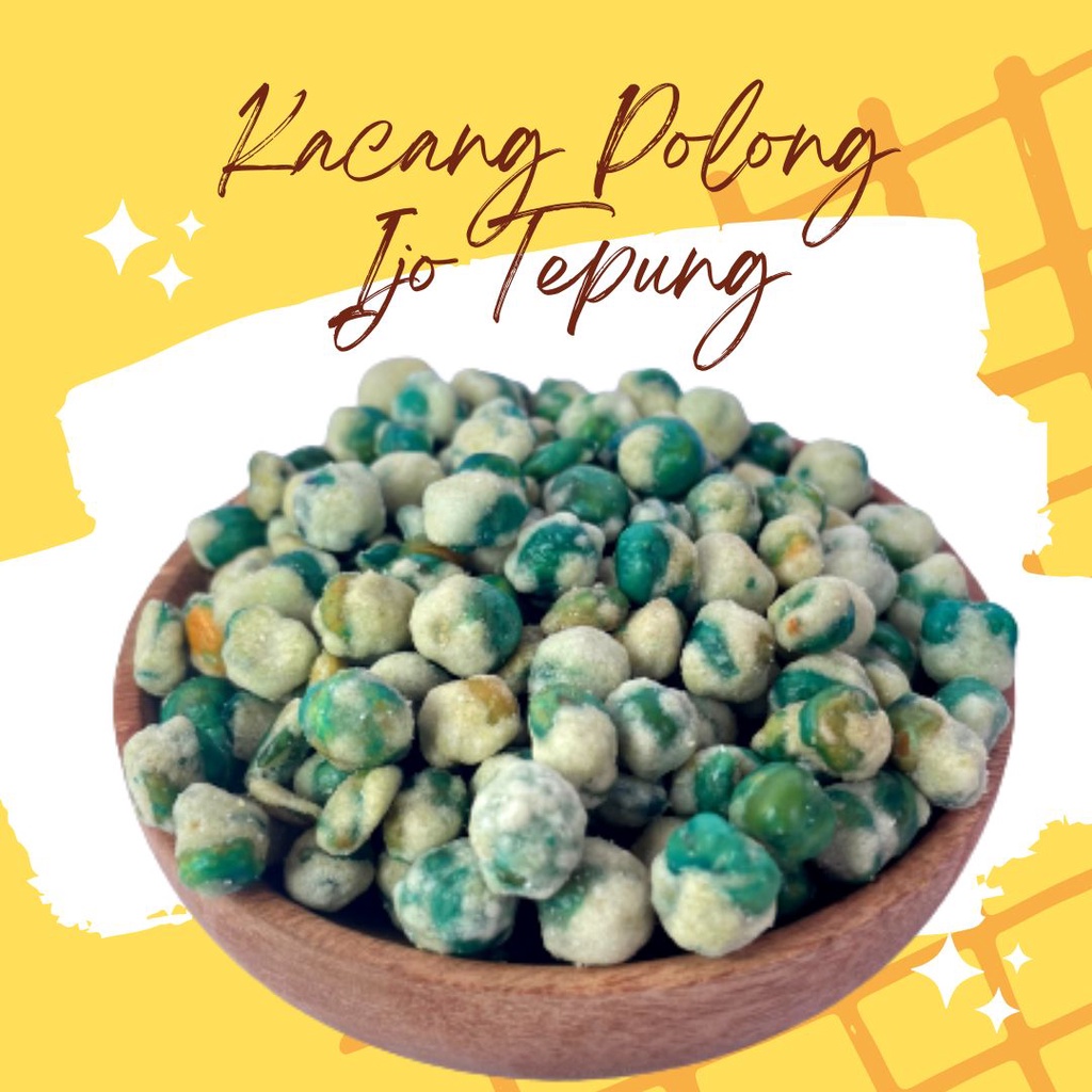 

Kacang Polong Ijo Tepung 1 Kiloan Snack Gurih Kacang Polong/Polong Ijo