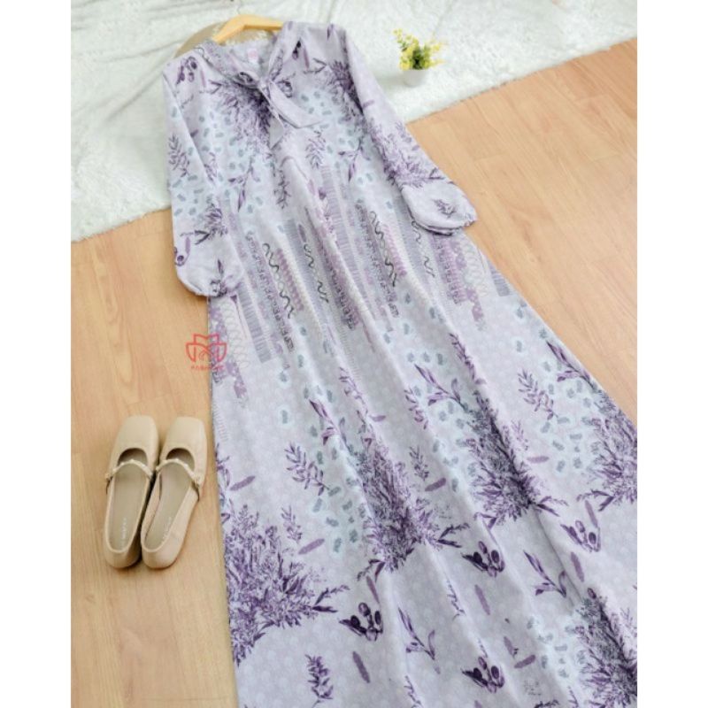 Gamis Meira MM Fashion Ungu Lavender