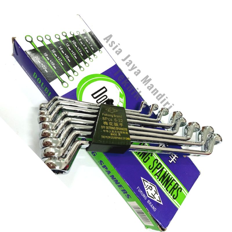 KUNCI RING SET 8 FUKUNG / KUNCI RING SET 6MM - 22MM FUKUNG