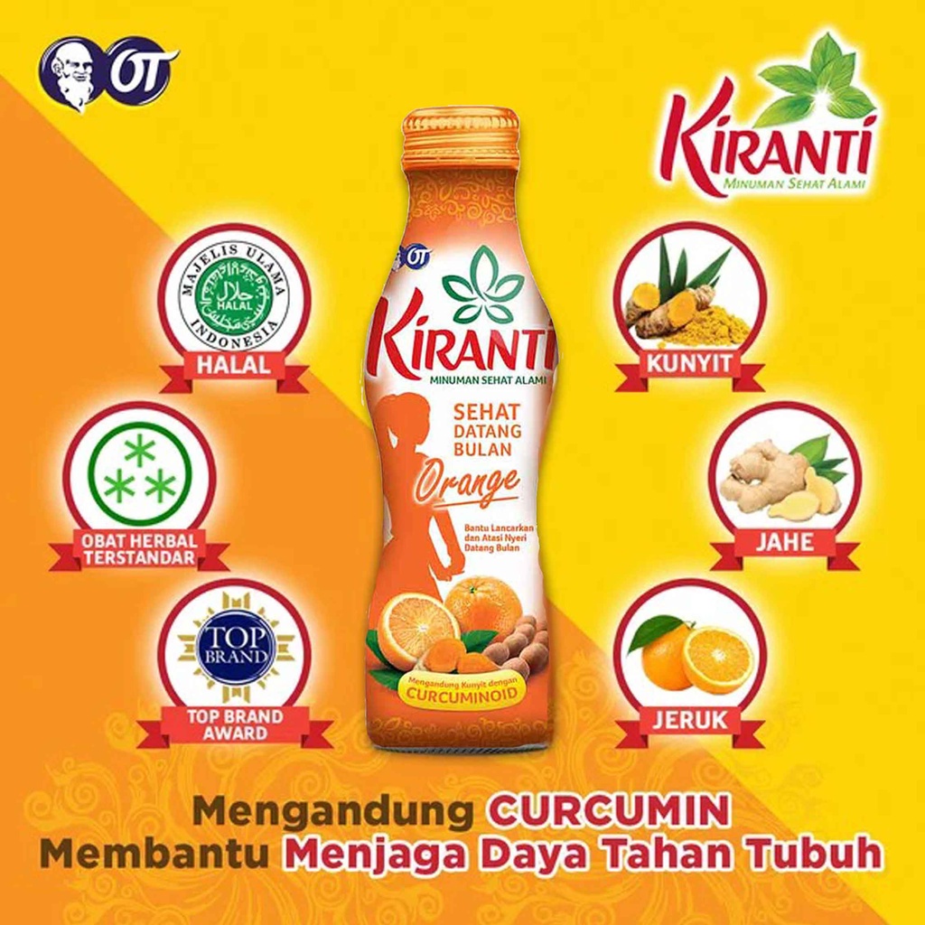 Minuman Sehat Alami * Kiranti * Minuman Sehat Datang bulan * Orange