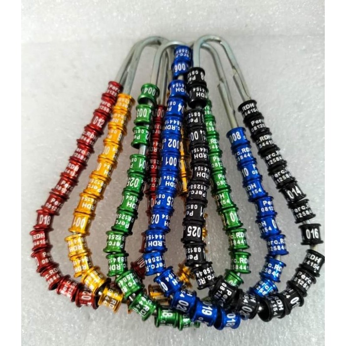 15 biji cetak nama ring murai/segel merpati/laser velg