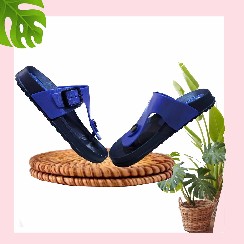 Sepasang Sandal Anak Laki laki Bahan Karet Anti Slip