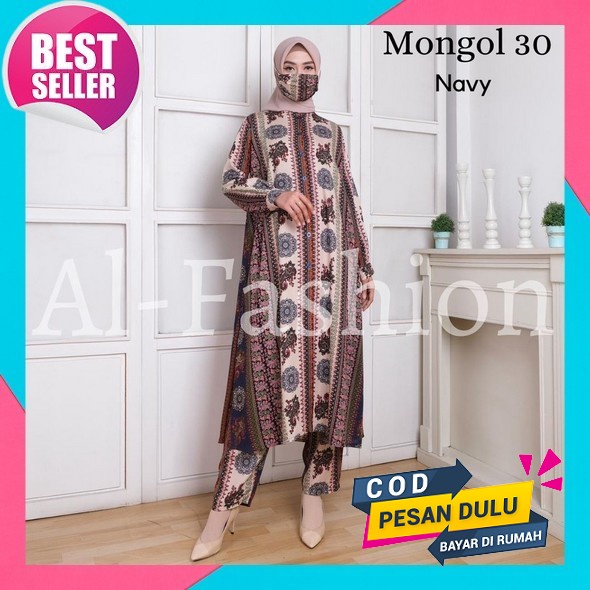 Filio Set Ori Tulus / Filio Oneset Tunik Set Longtunik Setelan Celana Kombi Crinkle Cringkle Airflow