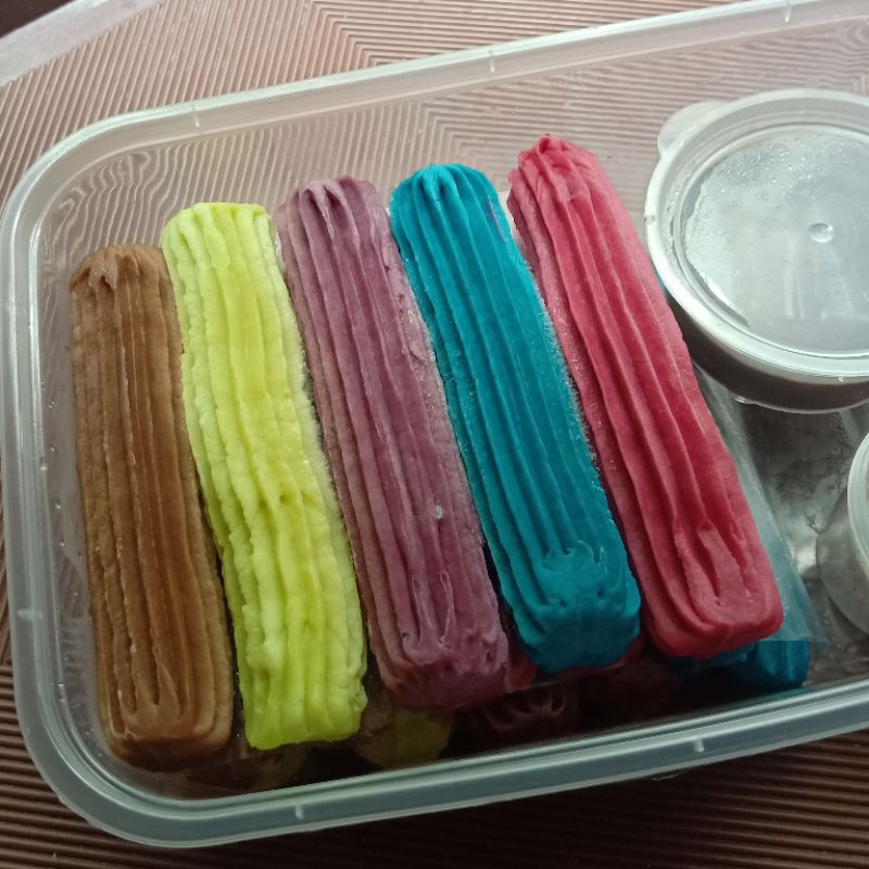 Jual CHURROS FROZEN RAINBOW isi 15 by "Ay Churros" Shopee Indonesia