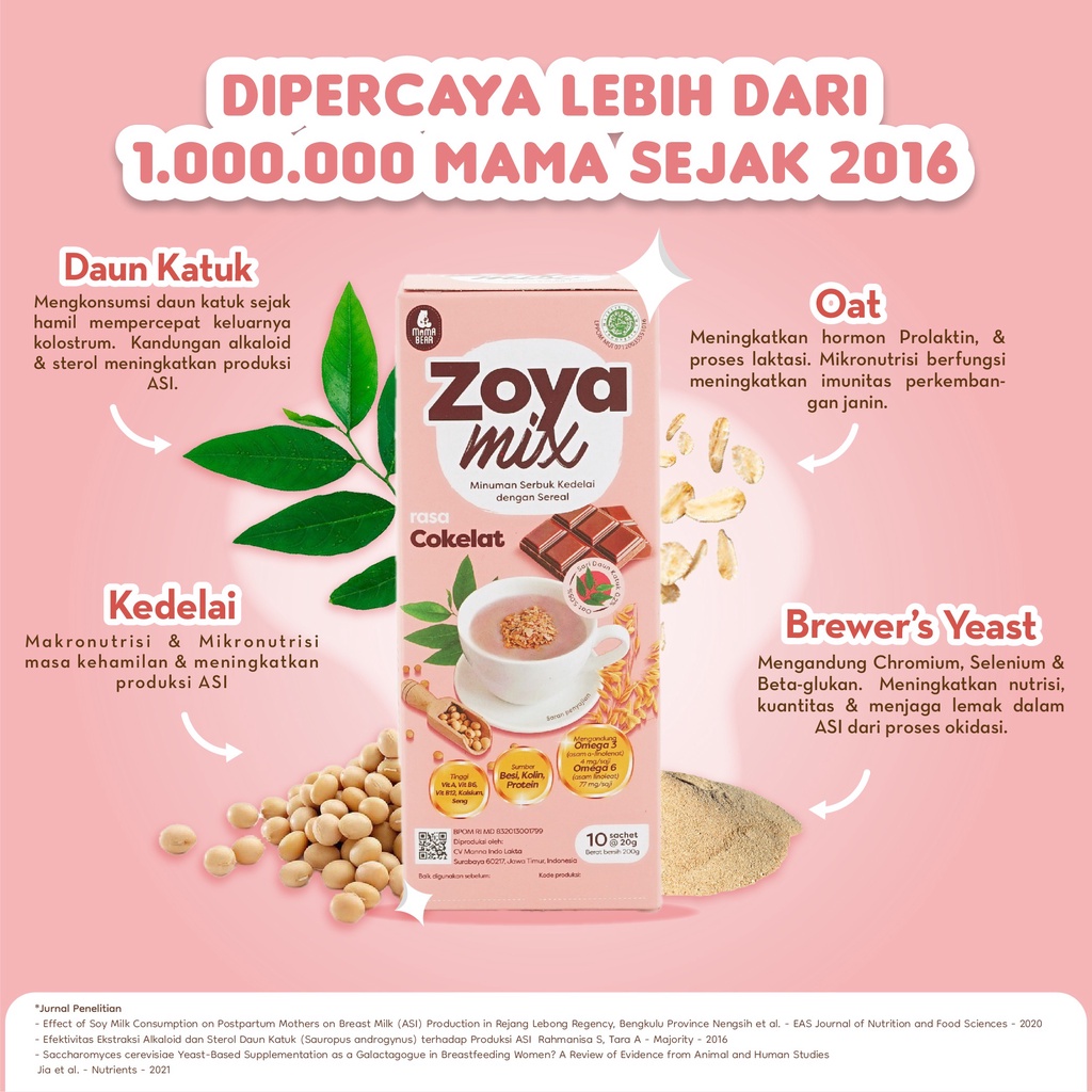 Asi Booster / MamaBear Zoya Mix 200gr / Pelancar Asi / Asi Booster / Booster Asi