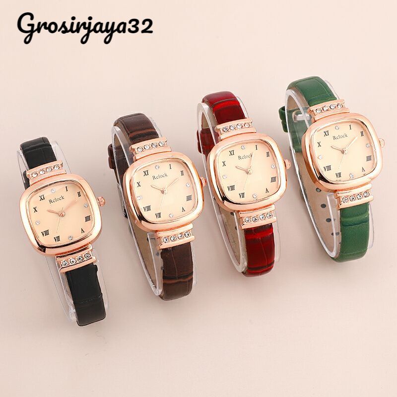 Jam Tangan Wanita NAIRA Gaya Retro Untuk Bisnis Korean fashion murah jam analog GROSIRJAYA32