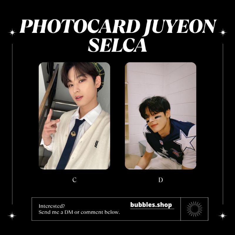 PHOTOCARD UNOFFICIAL JUYEON THE BOYZ SELCA