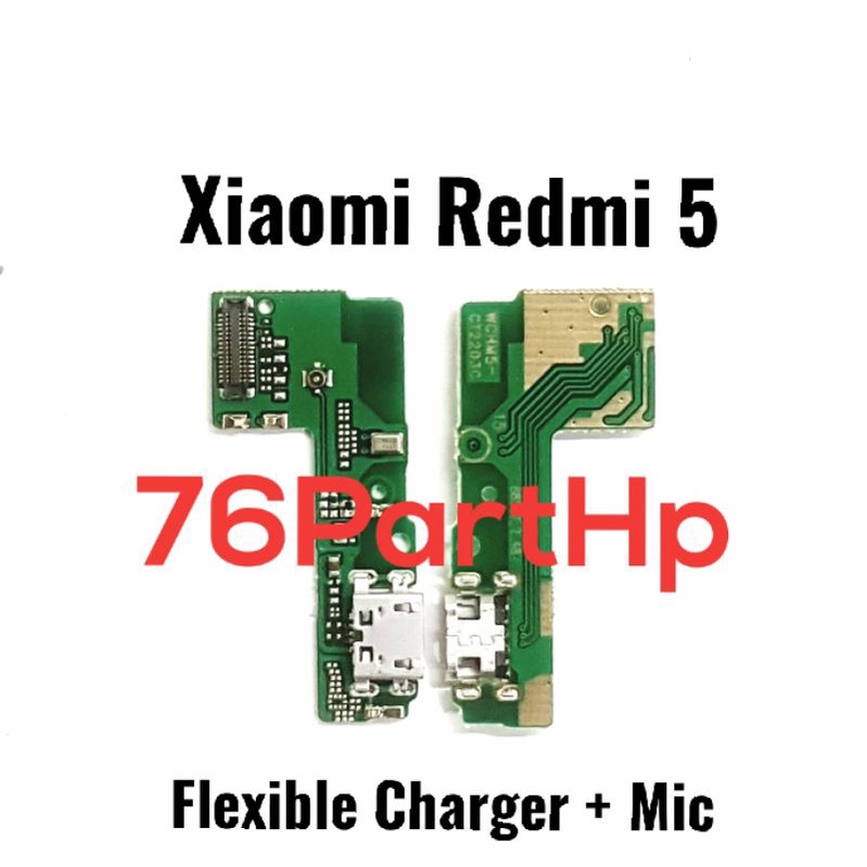 Ori Papan Konektor PCB Connector Charger Mic Xiaomi Redmi 5