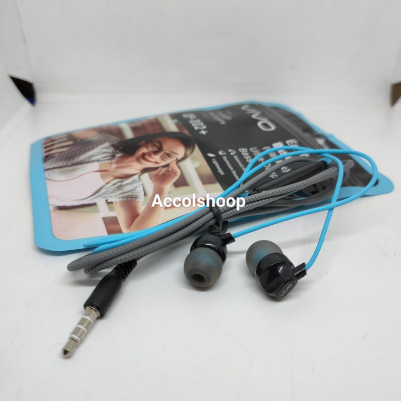 Headset Vivo QP-002+ Handsfree Stereo Musik Super Bass