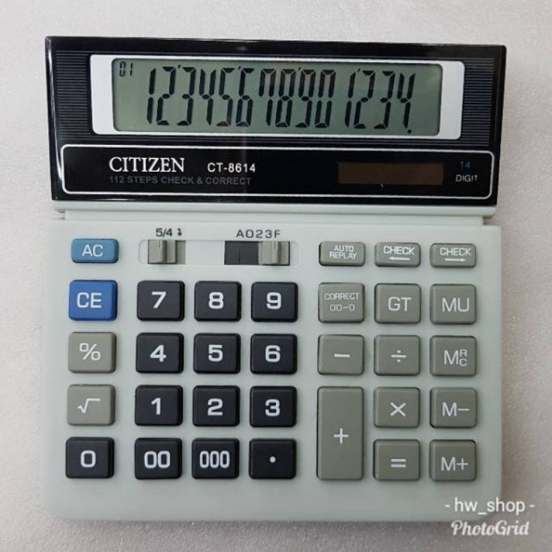 

kalkulator citizen ct 8614 14 digit super murah