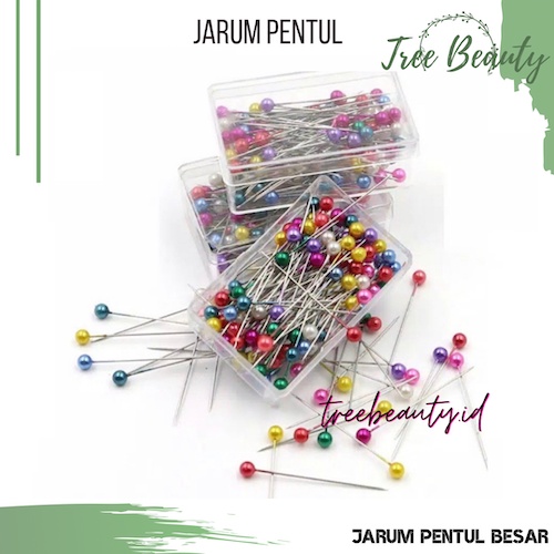 Jarum Pentul Besar 3.5 CM Jarum Pentul Hijab Jilbab 1 Box Per Kotak