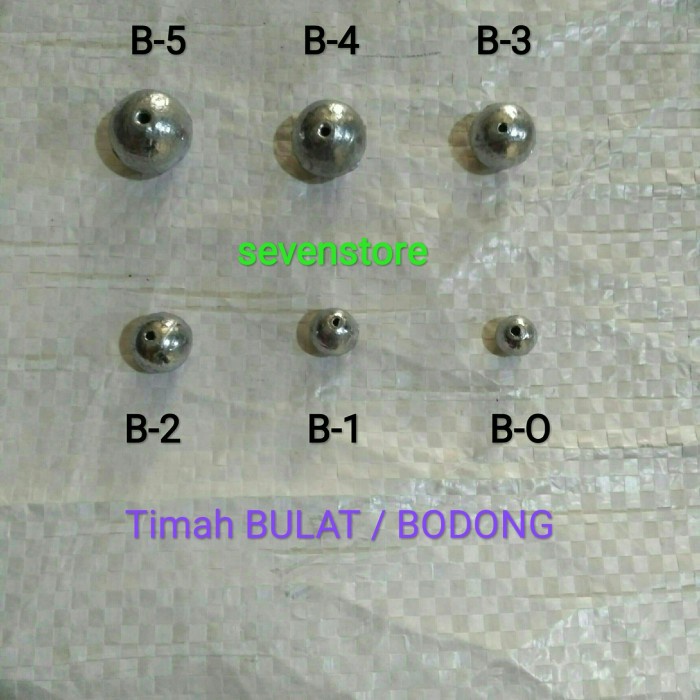 Pancing Timah / Pemberat Pancing Model Bulat Kiloan
