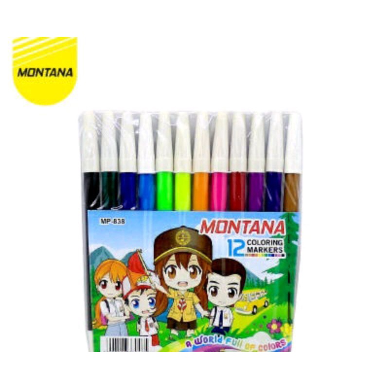 

888 Spidol 12 Warna