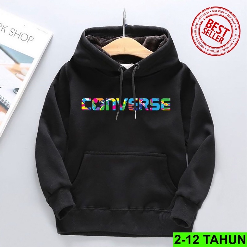 hoodie anak usia 1-12 tahun sweater anak motif kartu anak jaket anak sweater anak motif converse jak