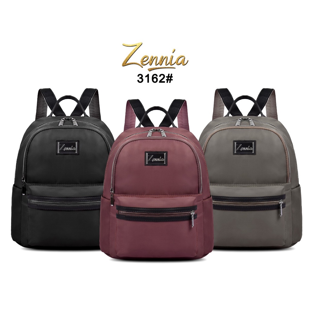 Tas Ransel Fashion Wanita Zennia 3162 Tas Wanita Punggung Backpack Kantor Kerja Kuliah Travell Outdoor