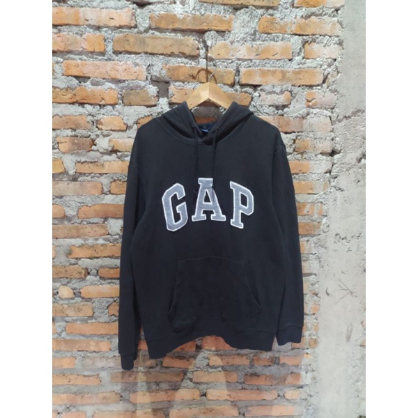 Hoodie gap hitam second