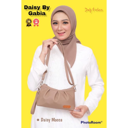 TAS SELEMPANG GABIA DAISY BAHAN CHOCOLY ANTI AIR WATERPROOF PREMIUM
