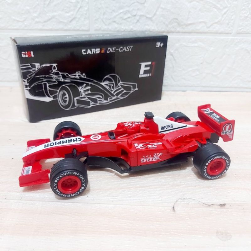 Diecast Mobil Formula One Alloy - Miniatur Model Mobilan Balap Koleksi Anak Dewasa