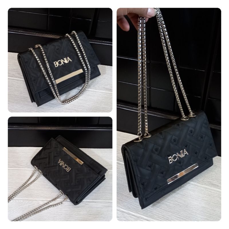 Tas Selempang Rante Ulir spesial black