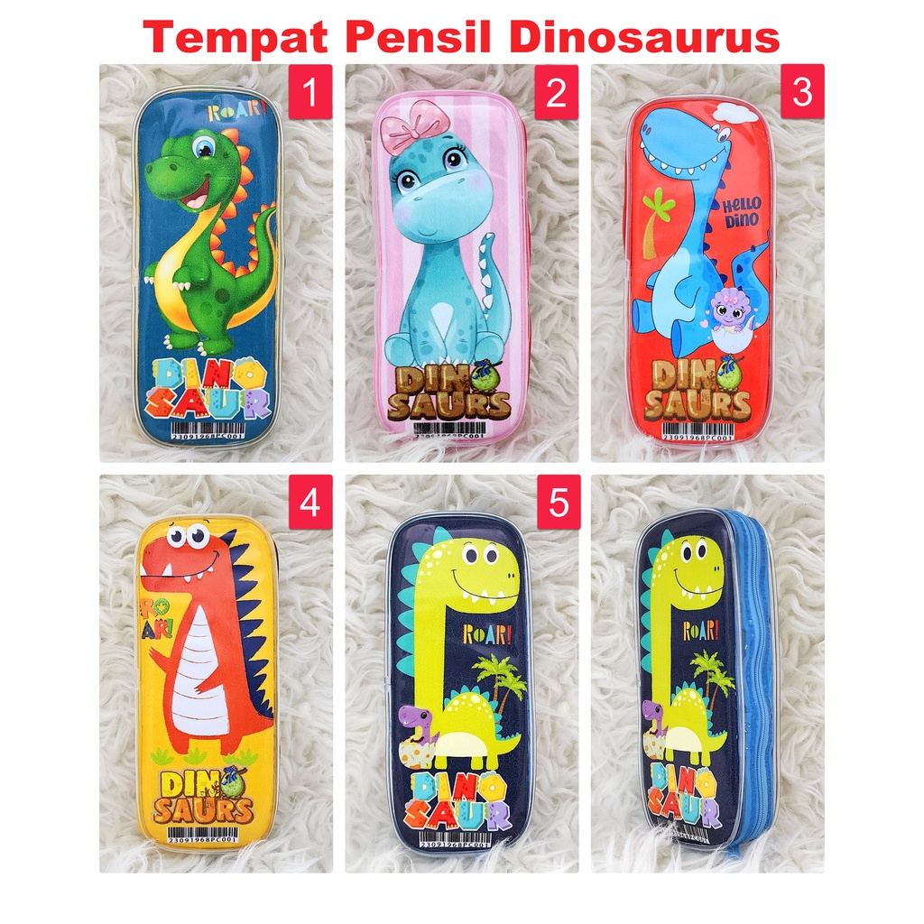 

Tempat Pensil Dinosaurus Mika Plastik
