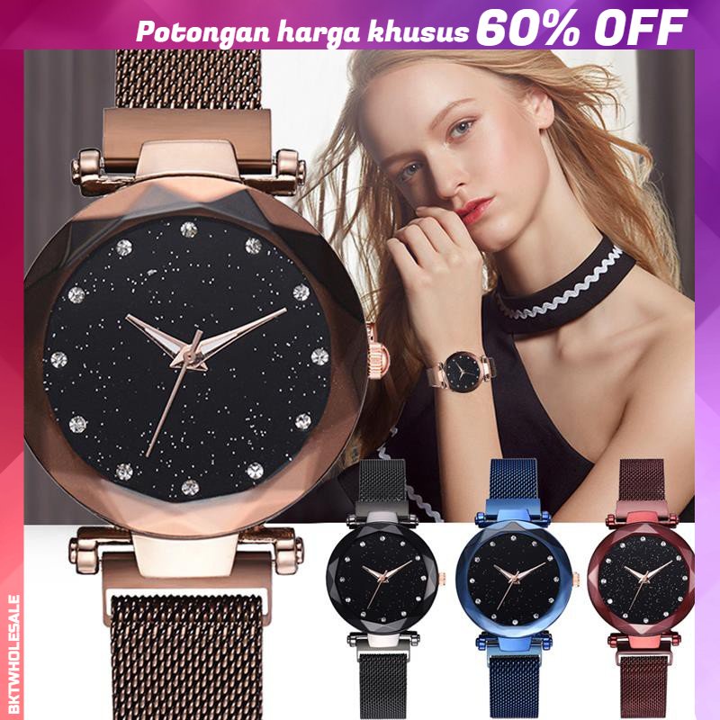 ［ready Stok］Jam Tangan Magnet Rantai Wanita Rantai Pasir