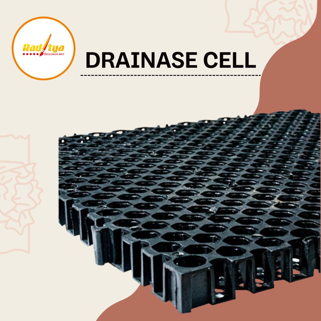 Drainase Cell Rumput Sintetis Ukuran 25 x 25