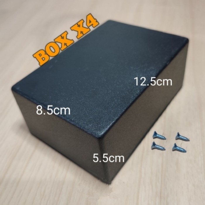 Produk Terbaru Box X4 Hitam Project Elektronik Kotak Modem Mifi Outdoor Ada Baut