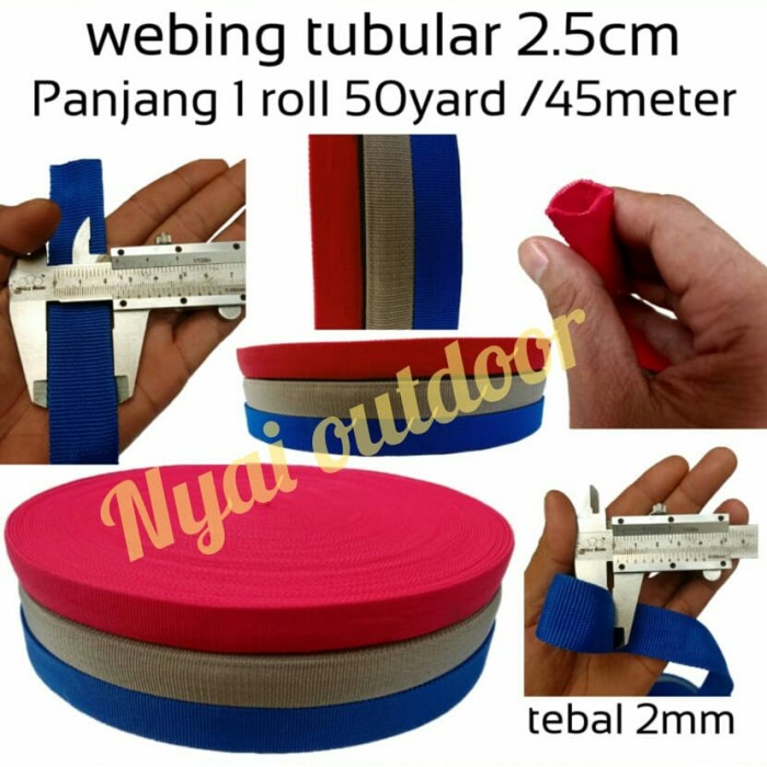 Tali Tali Webing Tubular Double Roll