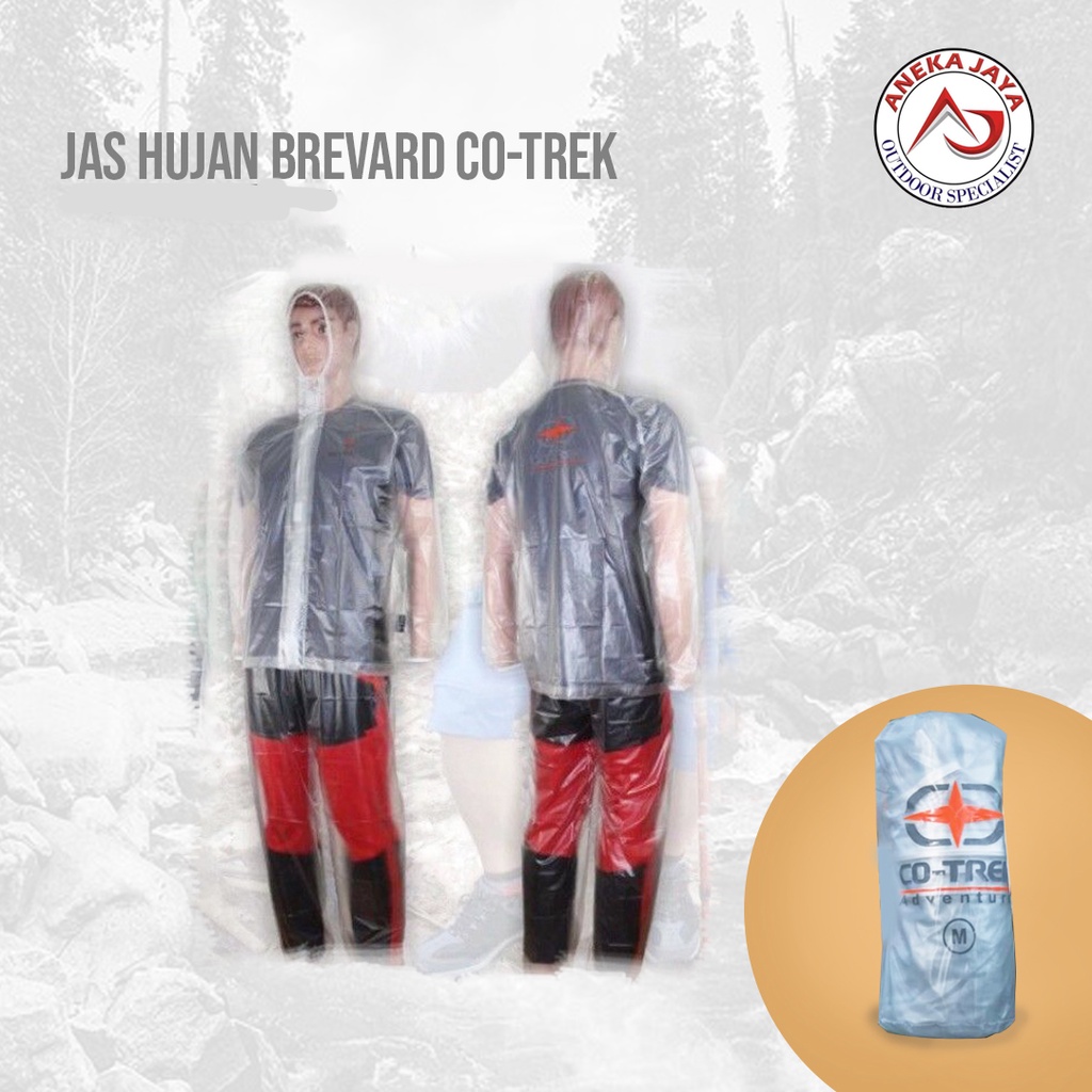 RAIN COAT CO-TREK TRANSPARAN BREVARD | JAS HUJAN CO-TREK