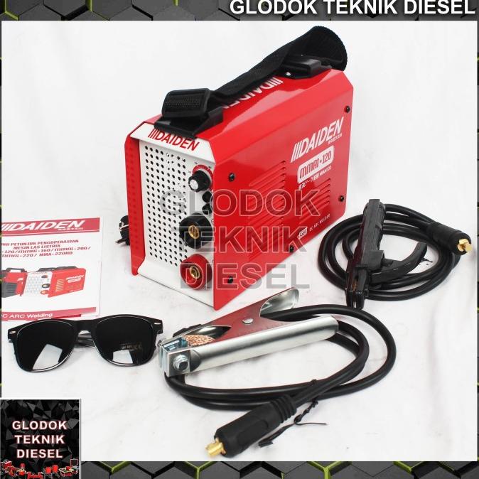 BEST SALES DAIDEN MMA 120 TRAFO LAS MESIN LAS 900 WATT IGBT WELDING TERBAIK