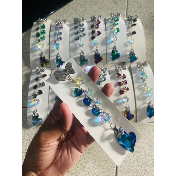 CANTIK BROS DAGU LOVE SWAROSKY RANDOM WARNA/ BROS JUNTAI LOVE SWAROSKY KACA/ FASHION WANITA KEKINIAN
